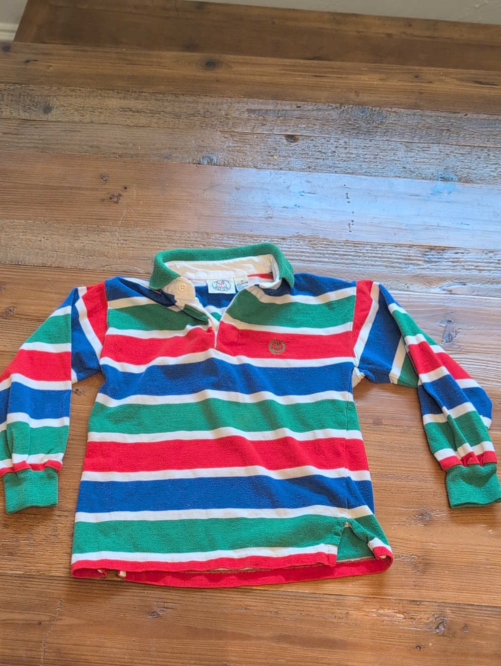 Vintage European Striped Rugby Shirt 7